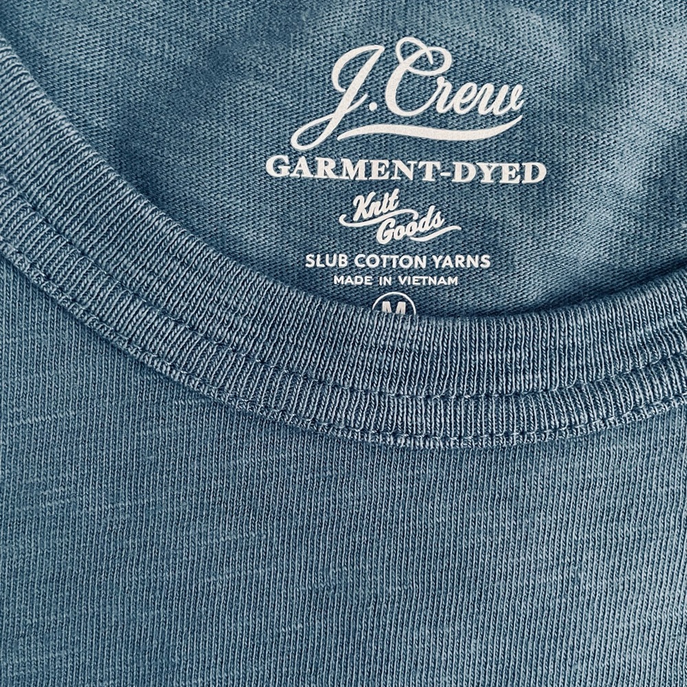 💙JCREW long sleeve pocket tshirt